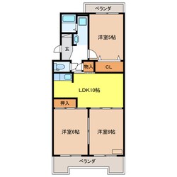 エステイタスMN-1の物件間取画像